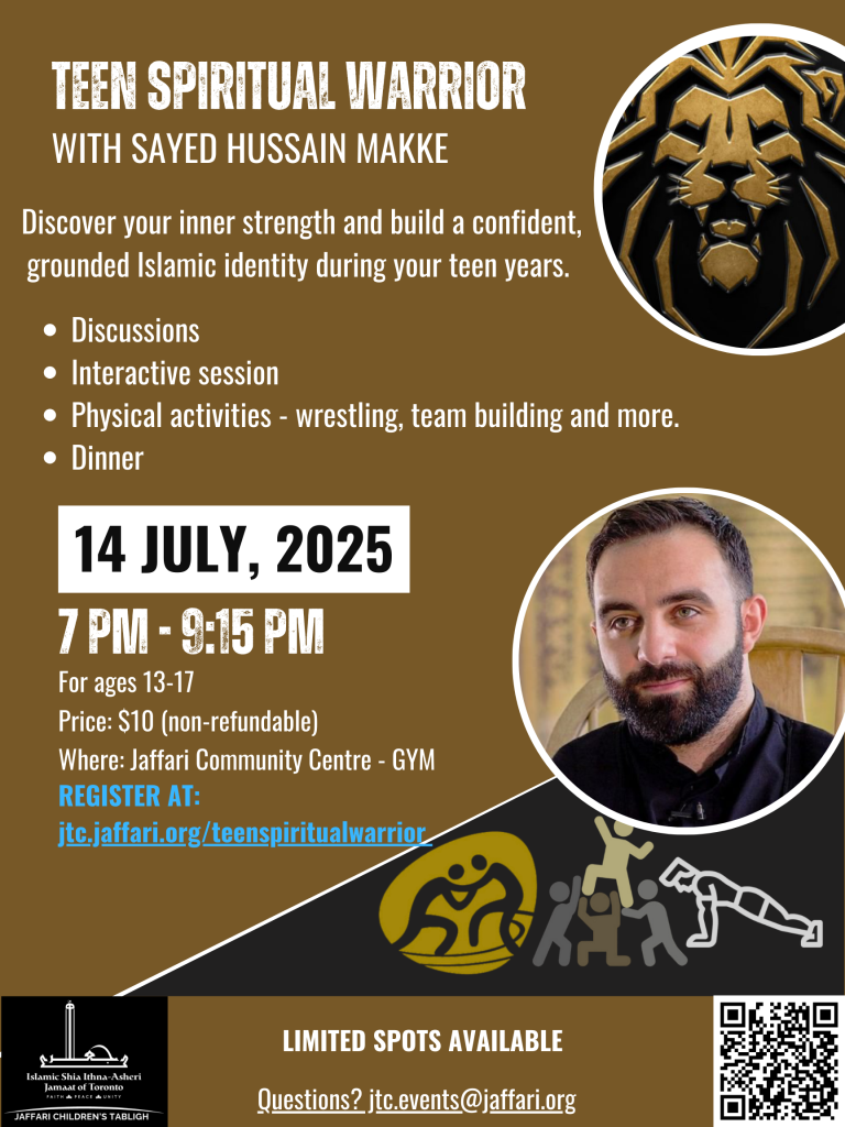 Teen Spiritual Warrior with Sayed Hussain Makke-6